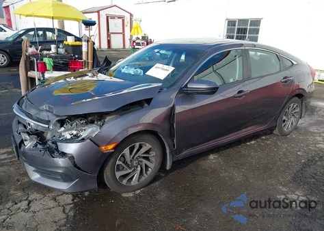 2017 Honda Civic Ex from USA, damaged, VIN 2HGFC2F71HH512800